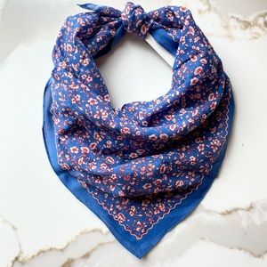 EUC Madewell Bandana in Hermitage Blue Multi